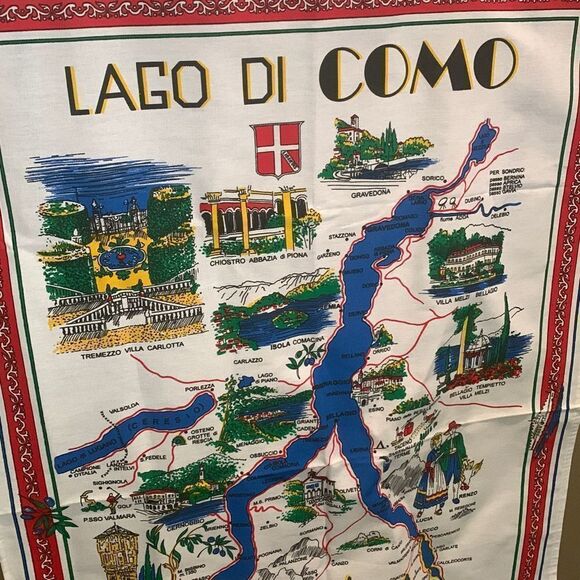 Cloth Map Of Italy - Picture 1 of 4